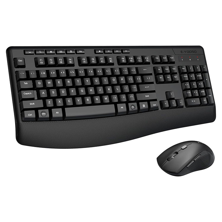 Tastiera wireless da 2,4 GHz e combinazione di mouse