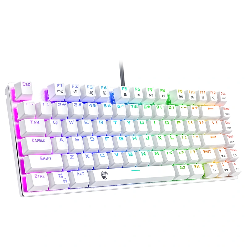 Tastiera da gioco meccanica RGB a 81 tasti