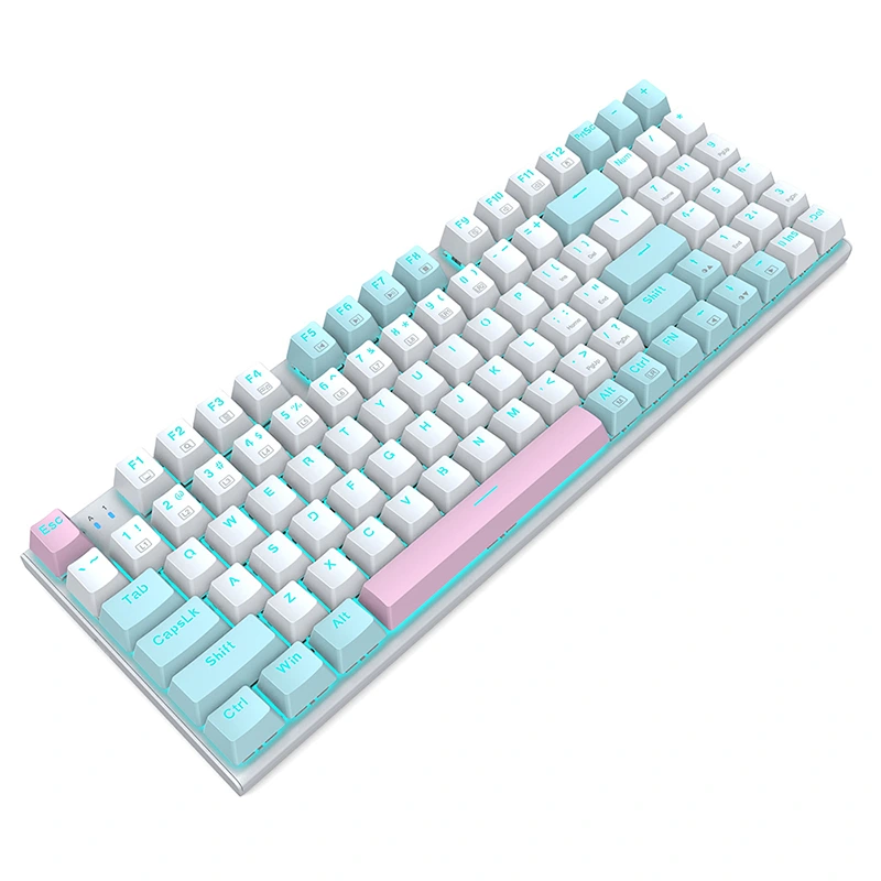 Tastiera da gioco meccanica RGB cablata a 94 tasti